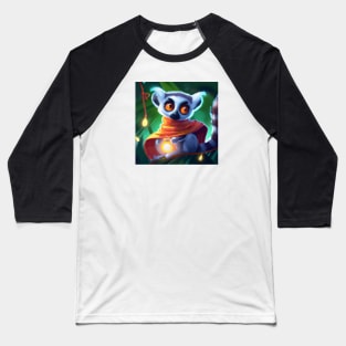 Cute Lemur Drawing Baseball T-Shirt